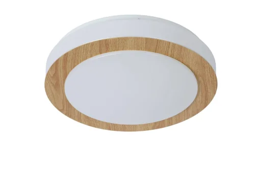 Светильник потолочный DIMY LED 79179/12/72 Lucide белый 1 лампа, основание коричневое белое в стиле современный  фото 2